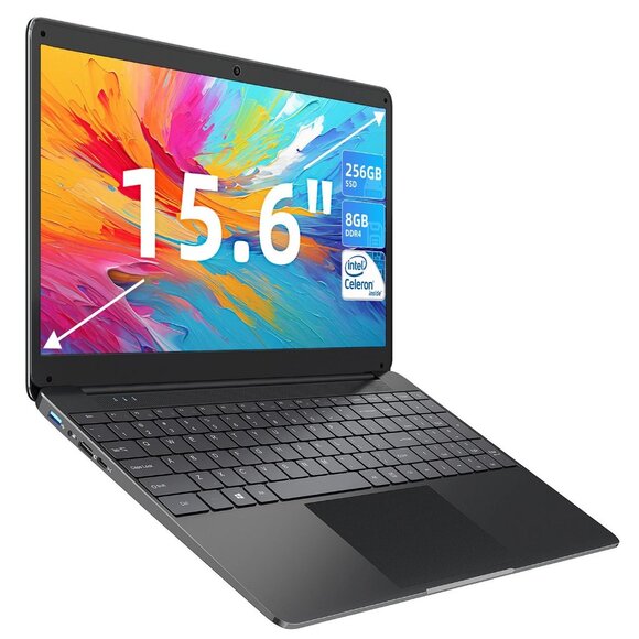 Brand New- SGIN Portable Windows 11 Laptop 15.6" Intel Celeron 8GB RAM 256GB SSD - Picture 1 of 2